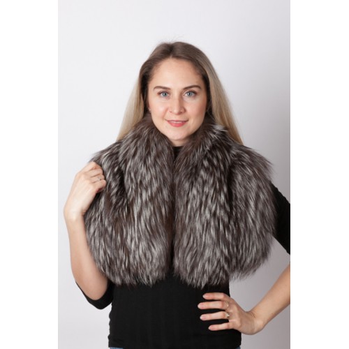 Party Luxury Brand Real Fur Scarves Neck Warmer Mulheres Inverno