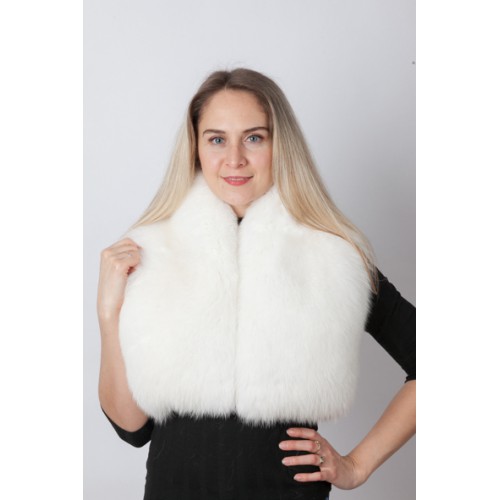 White Mink Fur Collar, Real Fur Collars
